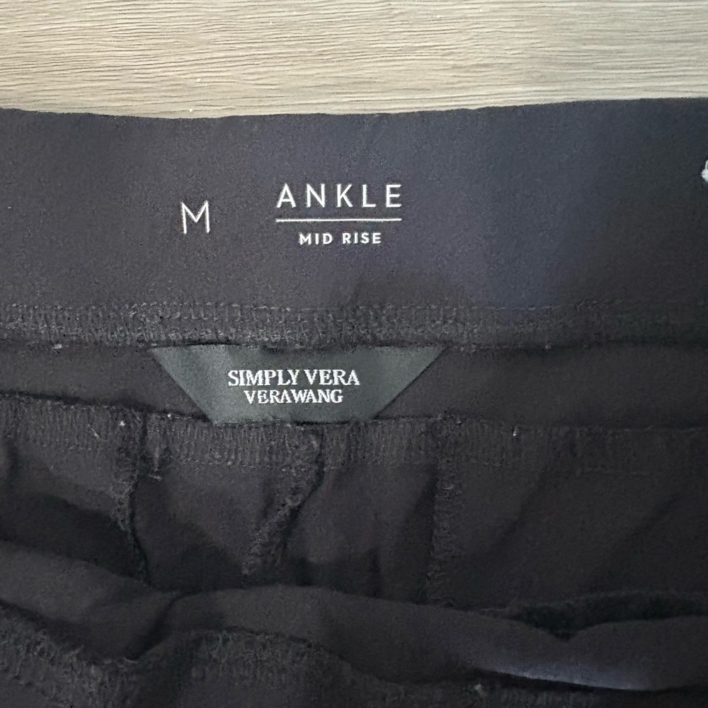 Simply Vera Vera Wang Black Slim Ankle Trousers - Picture 3 of 7